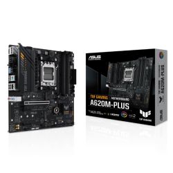 Asus TUF GAMING A620M-PLUS, AMD A620, AM5, Micro ATX, 4 DDR5, HDMI, 2 DP, 2.5G LAN, PCIe4, 2x M.2 Asus TUF GAMING A620M-PLUS, AMD A620, AM5, Micro ATX, 4 DDR5, HDMI, 2 DP, 2.5G LAN, PCIe4, 2x M.2